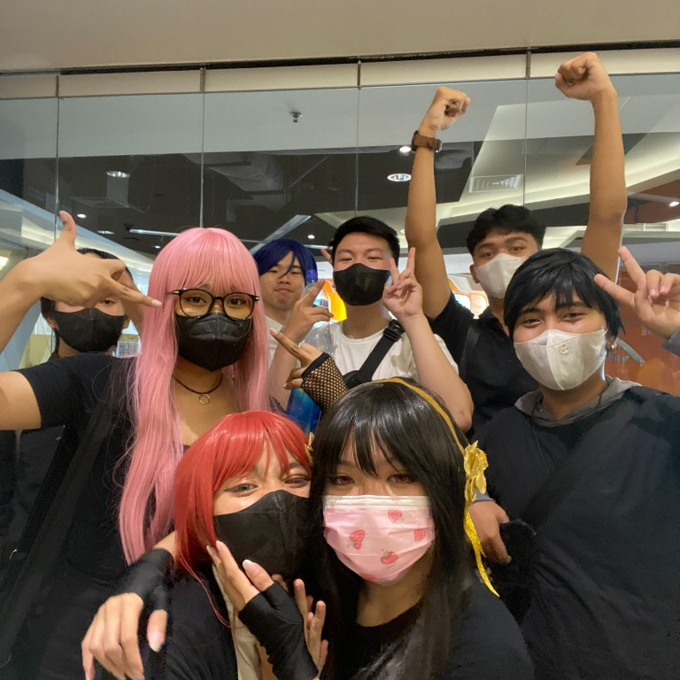 Cosplay memory 21 with friends